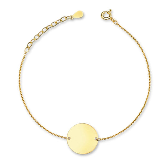 CARA ARMBAND MIT GRAVUR GOLD