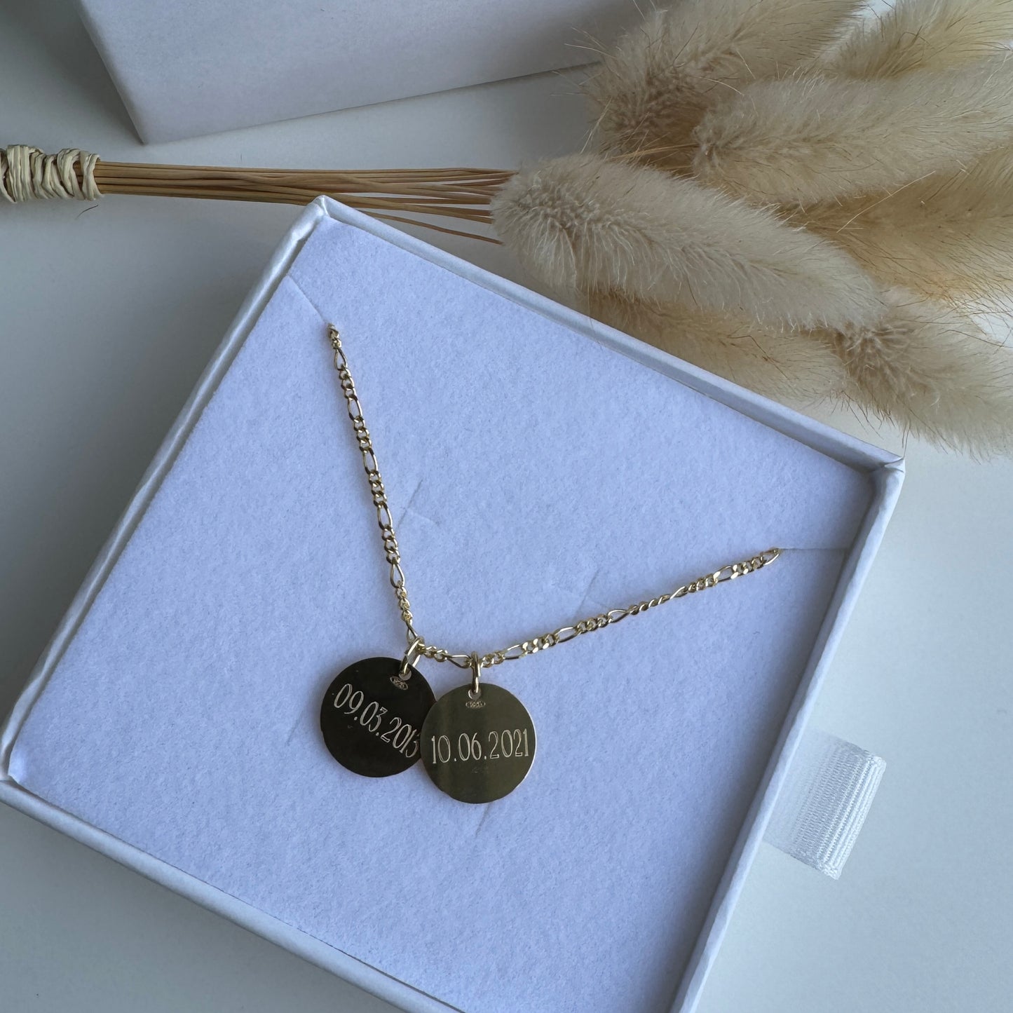 INITIAL COLLIER GOLD MIT GRAVUR