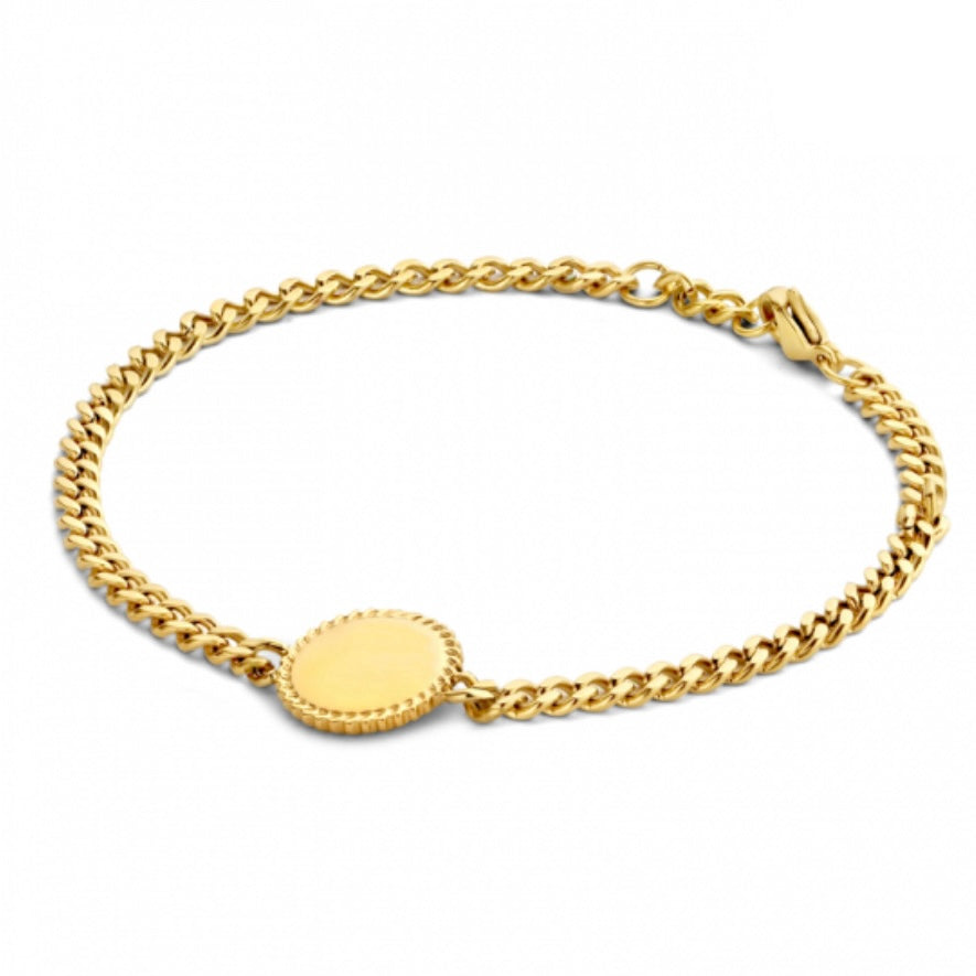 CHLOE ARMBAND GOLD MIT GRAVUR