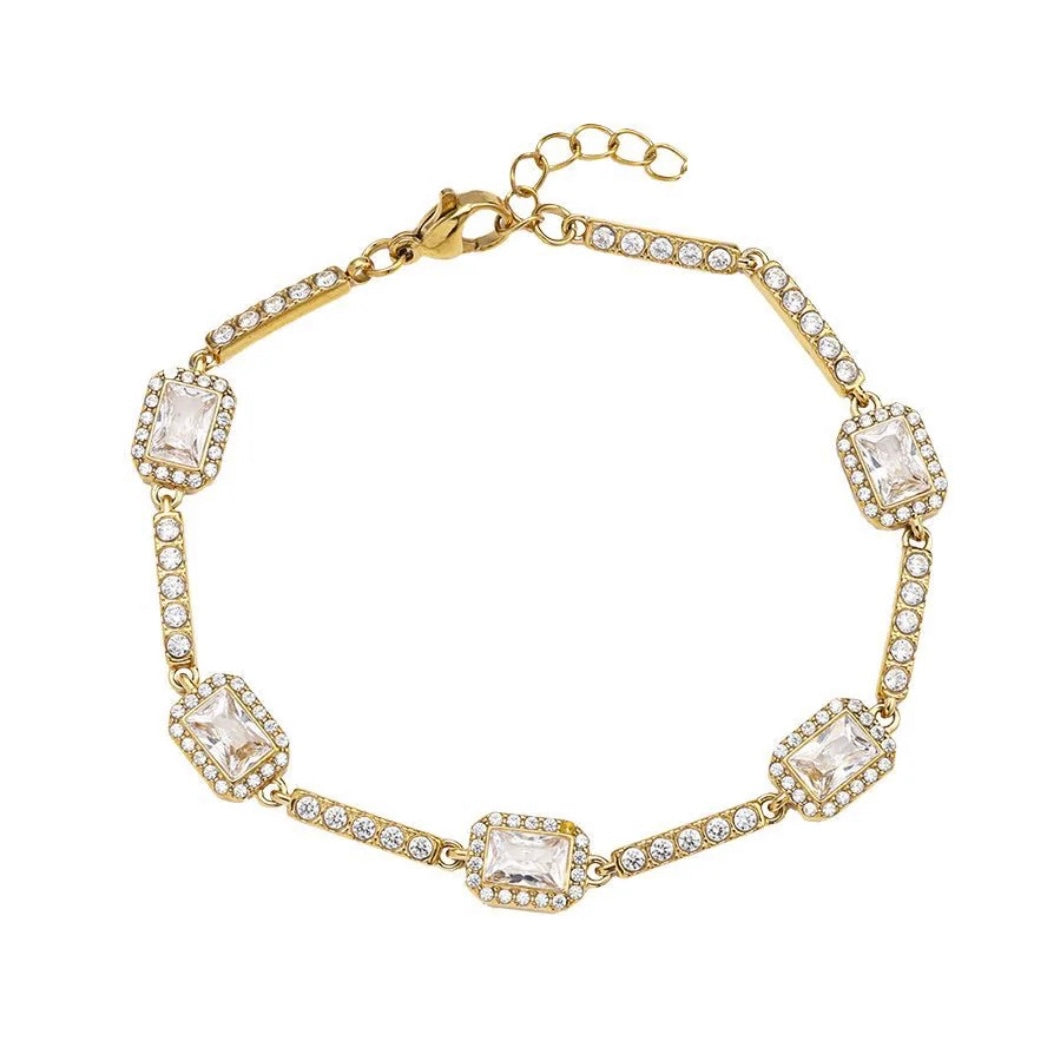 SHINE BRILLANT ARMBAND GOLD